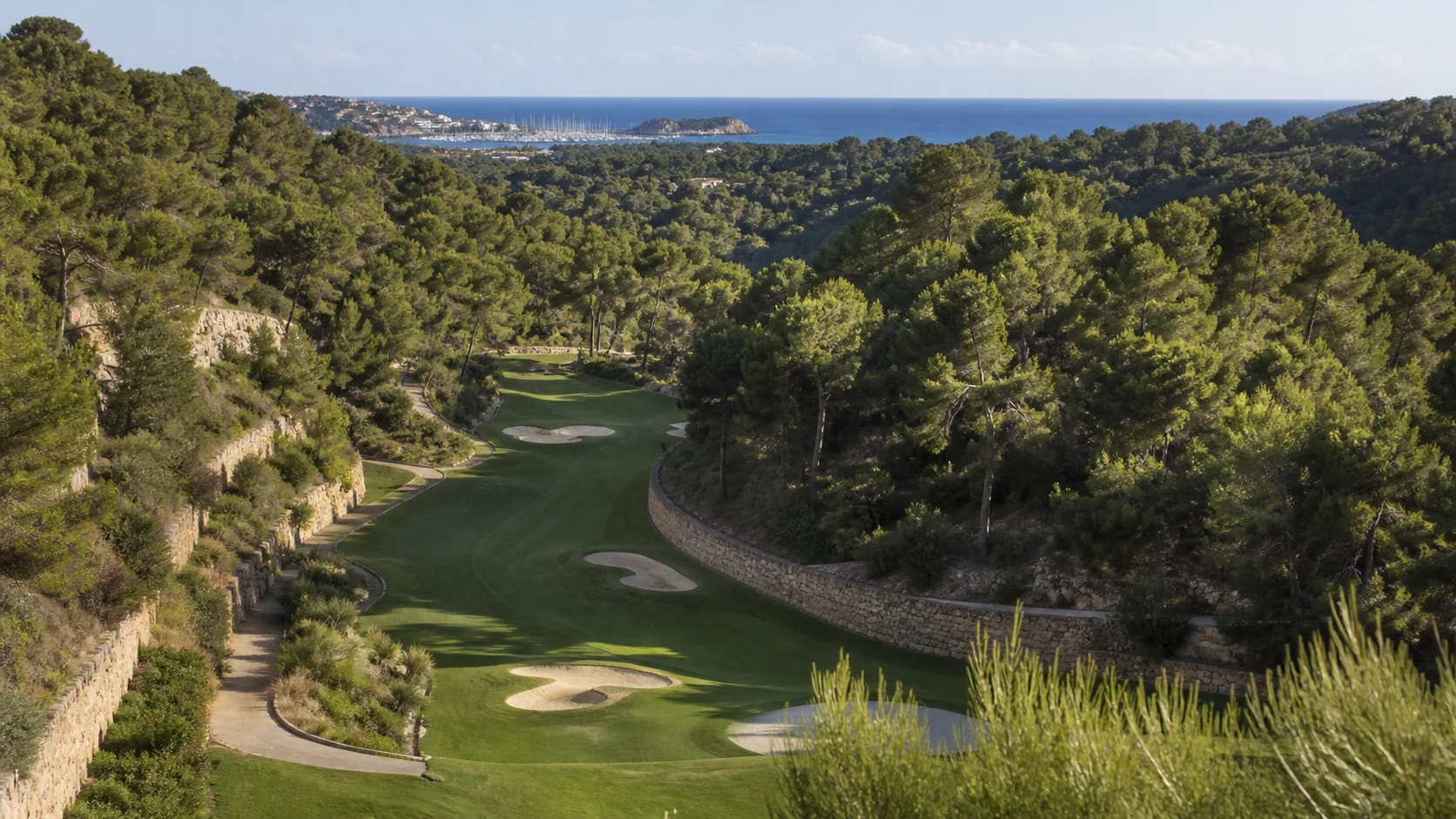 Atmosphärisches Mallorca-Motiv zu Real Golf de Bendinat